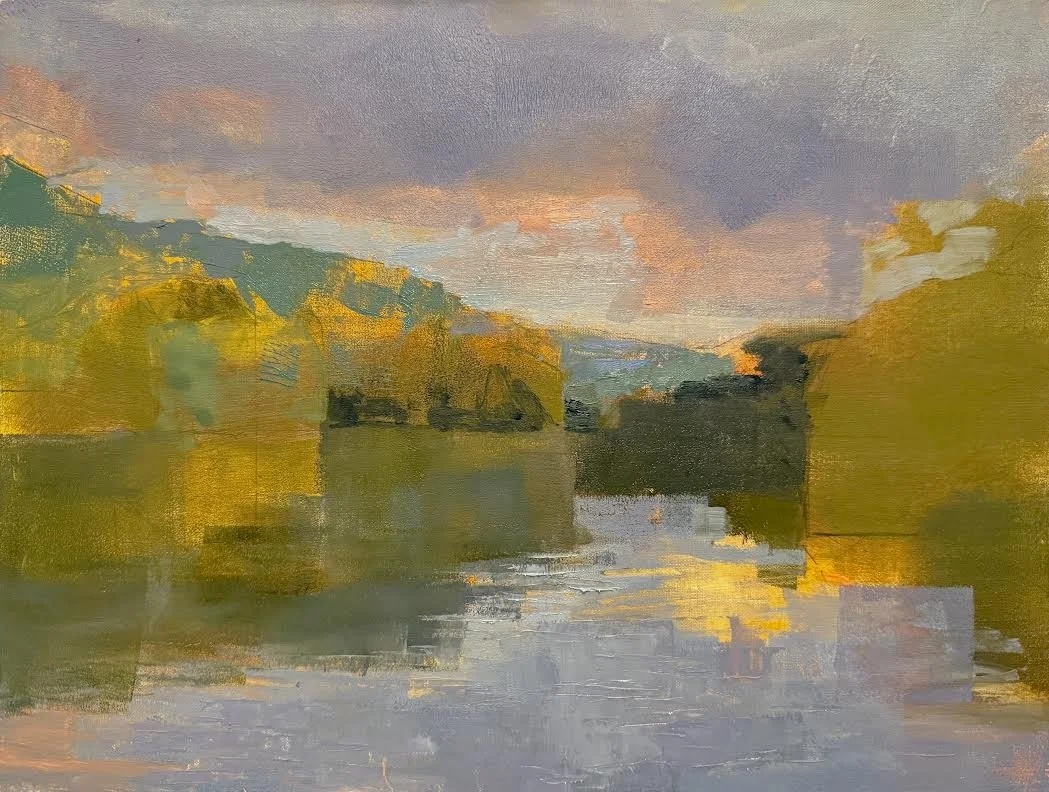 Lisa Diebboll Lake Valhalla oil on linen oanel 2025 16x12.jpg