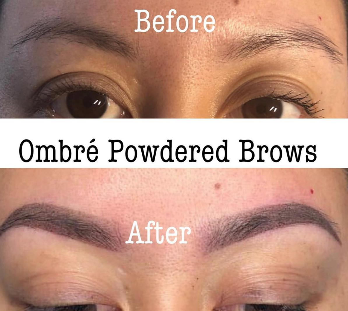 Ombré Powdered Brows