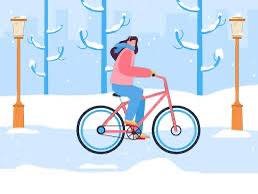 We are riding bikes tomorrow. April 18 6:30pm meet at the Leisure Centre. Dress for a chilly ride, pour some hot chocolate into that water bottle and wear something warm under your helmet. If it&rsquo;s snowing or raining we will not be riding.