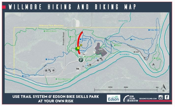 Hi all!  The Edson Cycling Association will be kicking off the 2024 season with a work bee April 27.  We will be clearing the trail right of way in preparation for the trail builders coming this summer.  This will be a new flow trail from the top of 