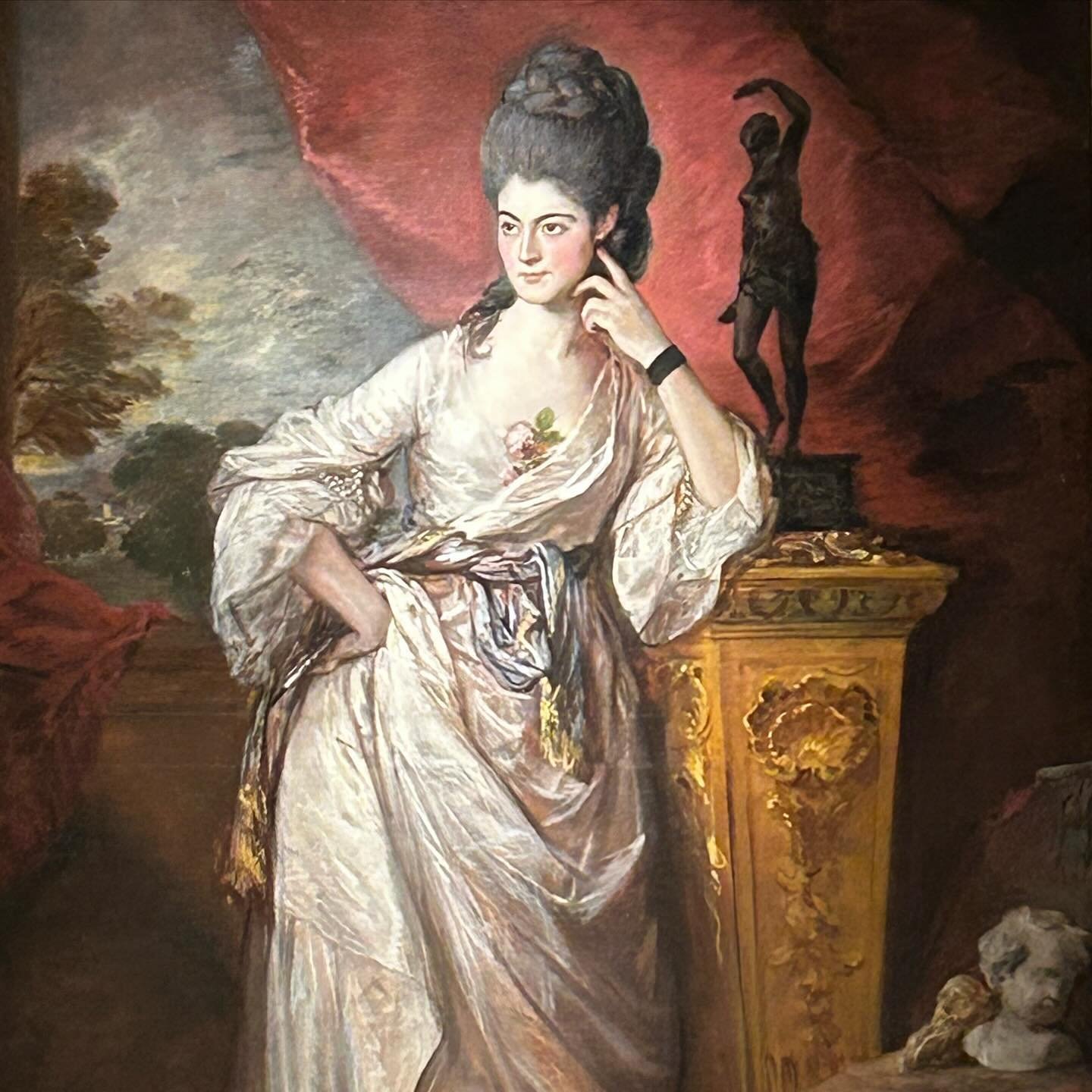 Thomas Gainsborough, Penelope, Viscountess Ligonier, 1770. #gainsborough #grandmanner #swaggerportrait #portrait #atTheH #artwithamericanfriendsofattingham