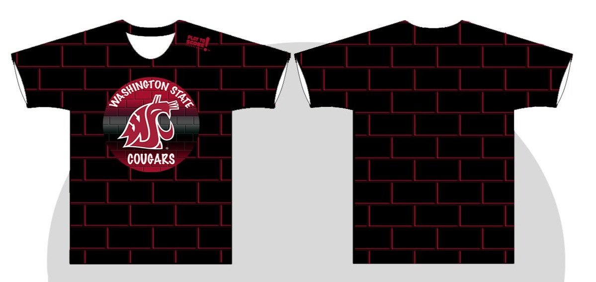 WSU Brick Performance Shirt Black