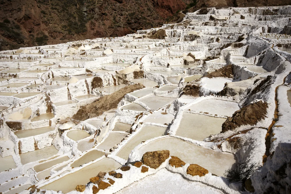 Salineras ancient salt mines, Maras, Peru