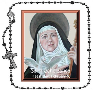 Prayers, Quips and Quotes: St. Scholastica, Feast Day Feb. 10 - The Mystery  of Faith