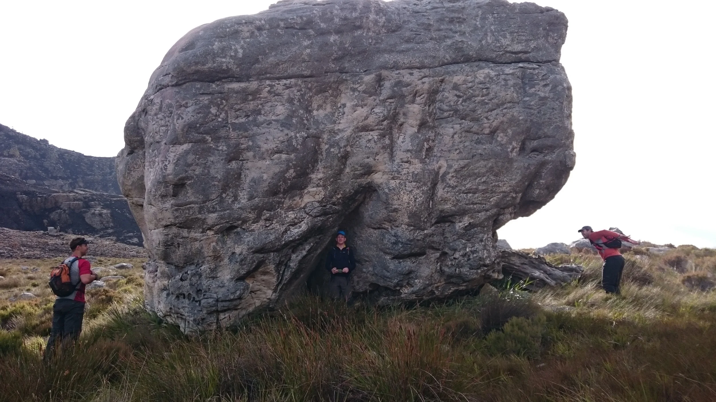 Camping area boulder