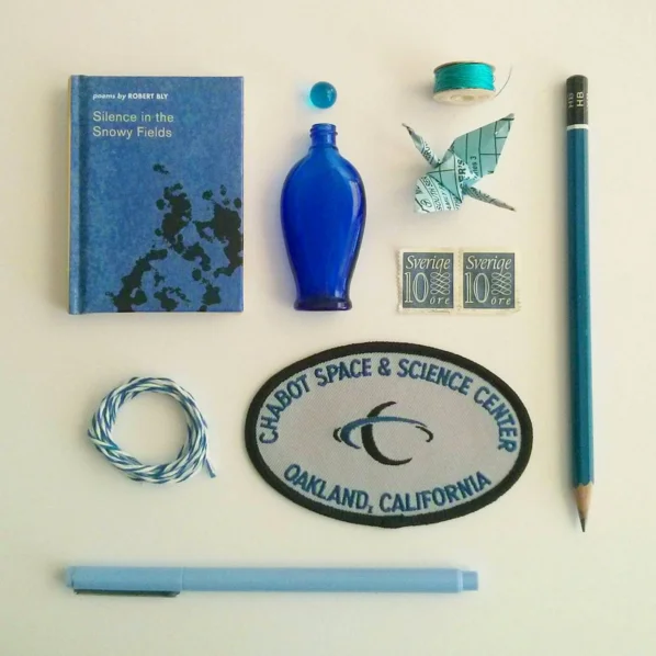 "Sentimental Knolling: Blue"