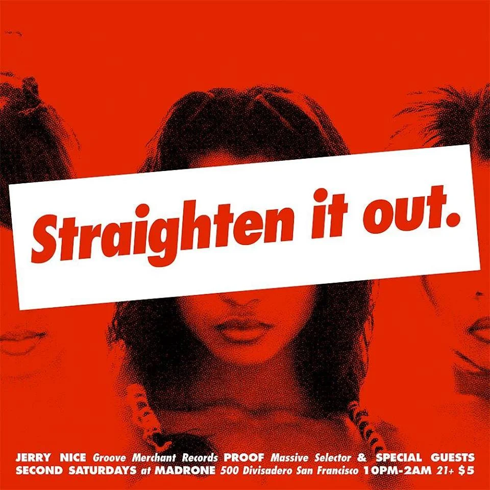 STRAIGHTEN IT OUT @ MADRONE ART BAR, SF