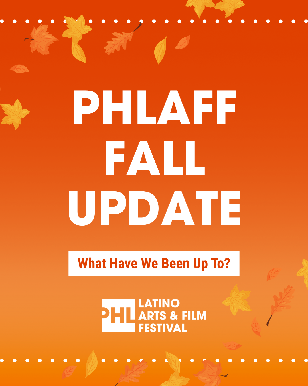 Fall Update: What Have We Been Up To?