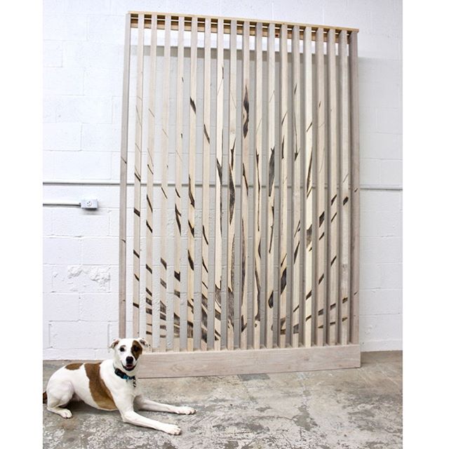 Inspired by the native agave plants found along the San Antonio riverwalk, this slat feature wall can soon be found installed in its new home at the  Marriott Riverwalk hotel. We hope it inspires guests while infusing the space with a touch of hand a