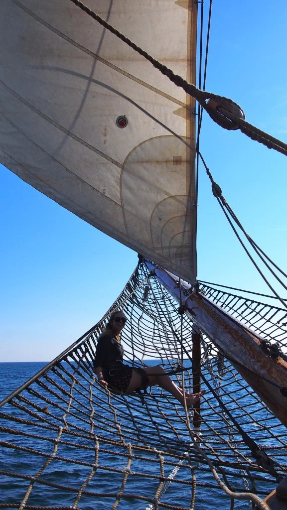 On the bow