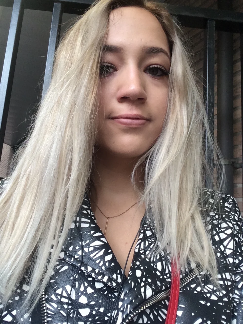 Photo from the same day of color. I like how bright and bleached my ends are...&nbsp;