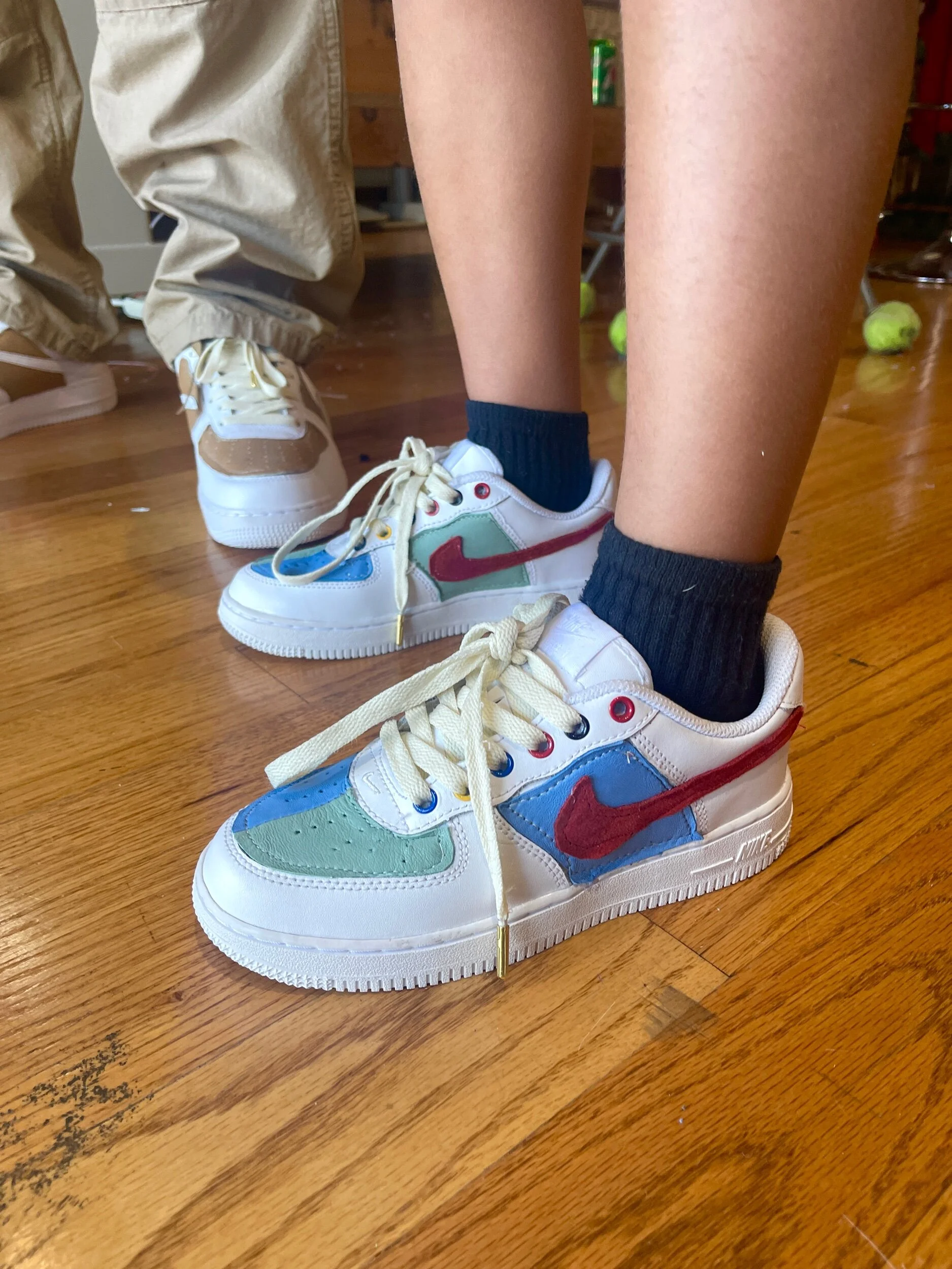 Custom Air Force 1 for kids workshop