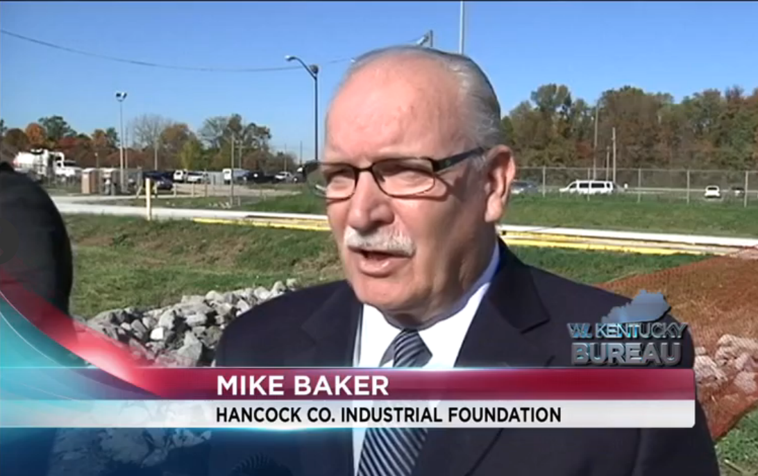 Being interviewed for groundbreaking of $350 Million Aleris expansion.&nbsp; 