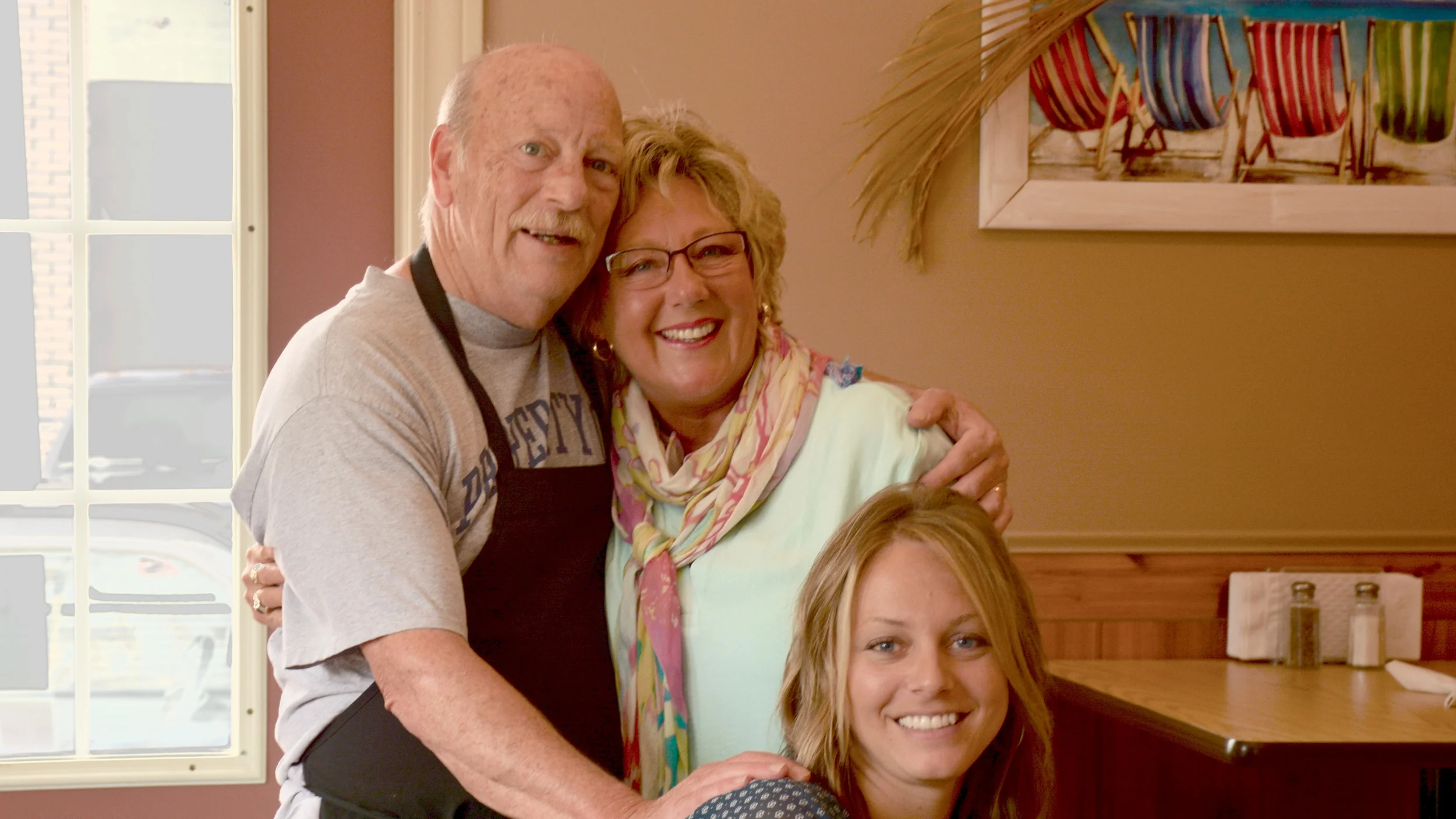 Owner, Bob Latour, along with Tina and Liz.