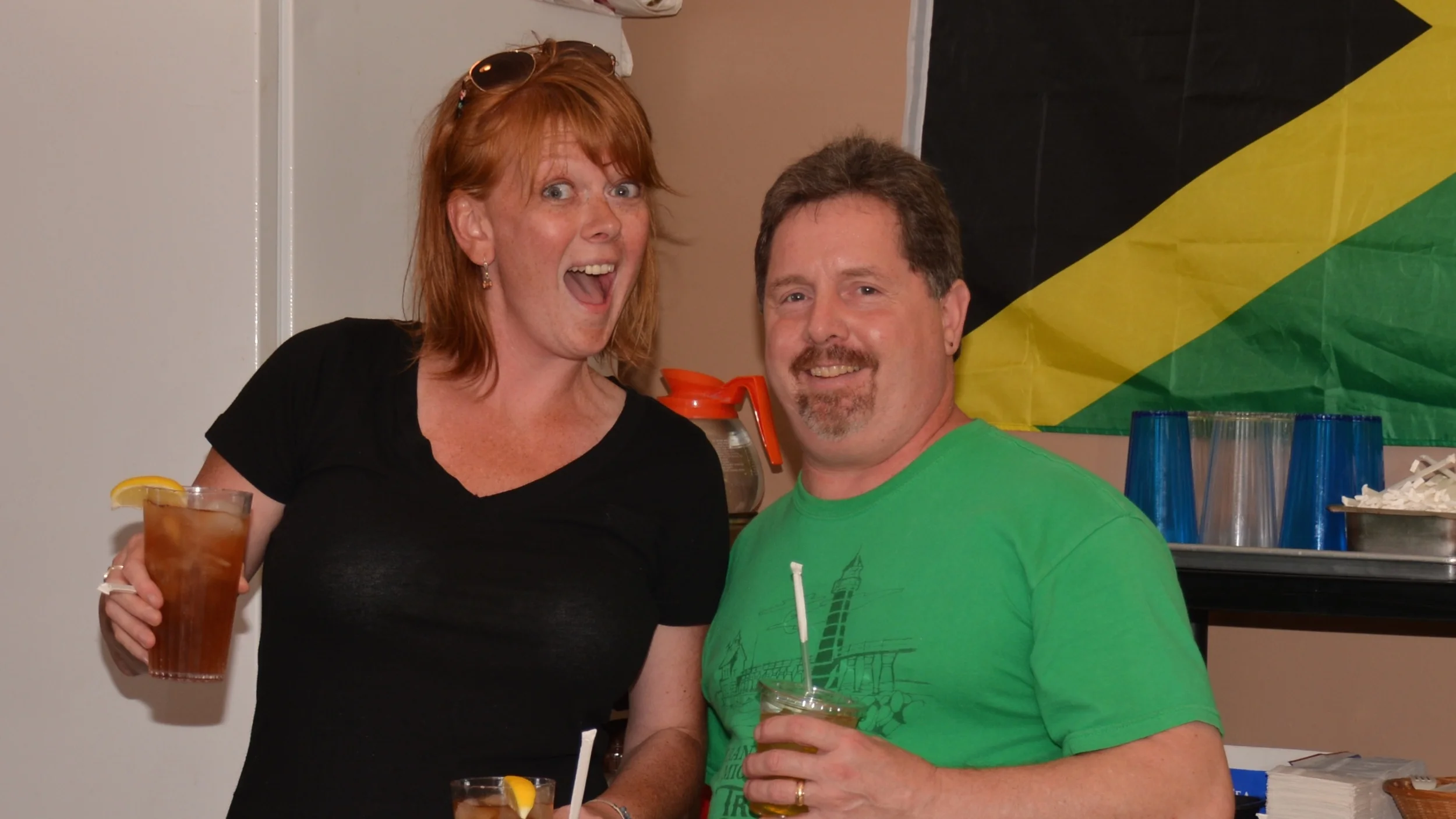 Great smiles and fun times with Amber and Mark - Thank you for entertaining us!