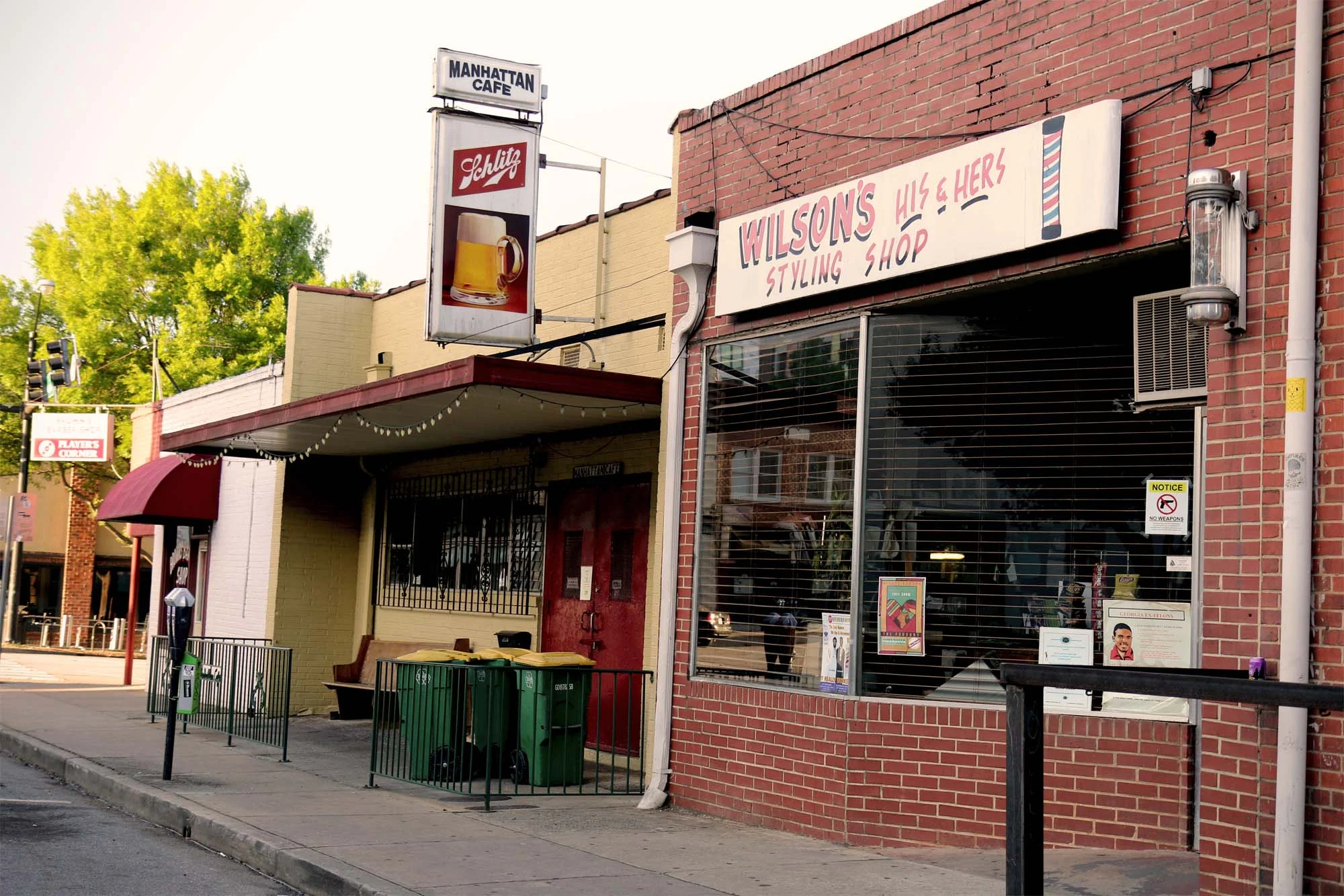 The corner of Washington and Hull.