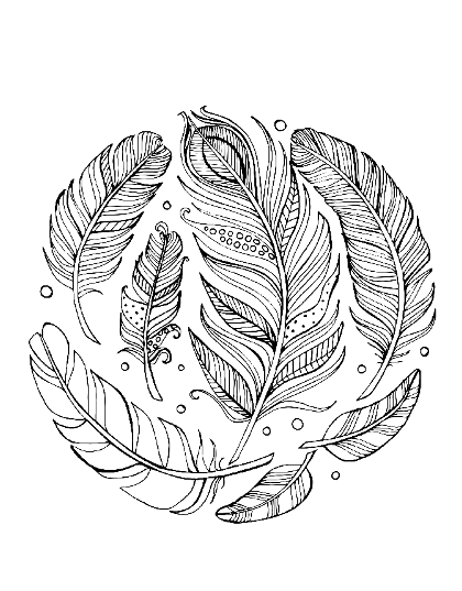 Feather Mandala