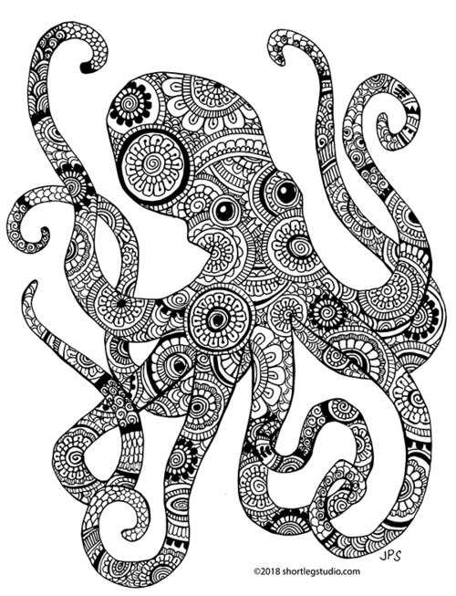 Download Flora And Fauna Coloring Sheets Short Leg Studio