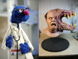 Sources: Grover (Sesame Workshop); The Thing (Universal Pictures, Turman-Foster Company) Model by Casey Love.&nbsp;