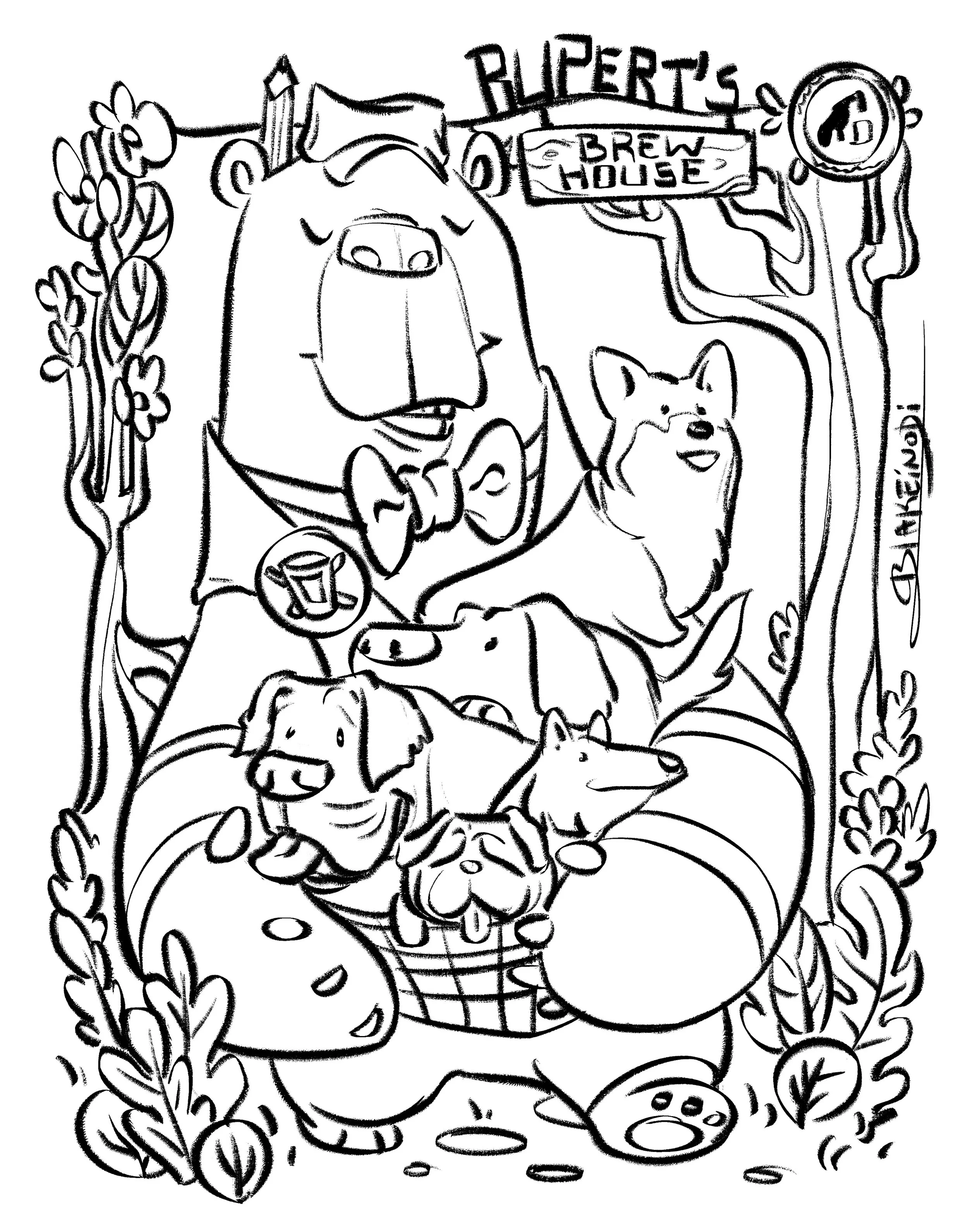 Coloring Pages — Blakeinobi