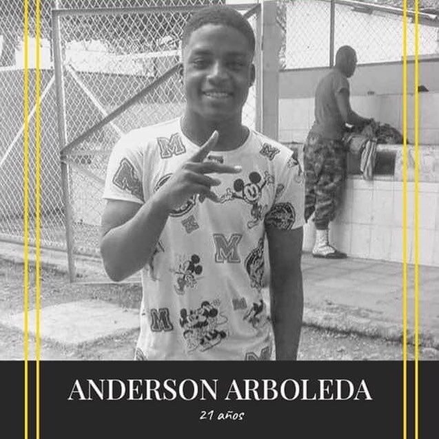La violencia policial contra comunidades negras es un problema global. Anderson Arboleda fue asesinado por la policía en Cauca. #lasvidasnegrasimportan