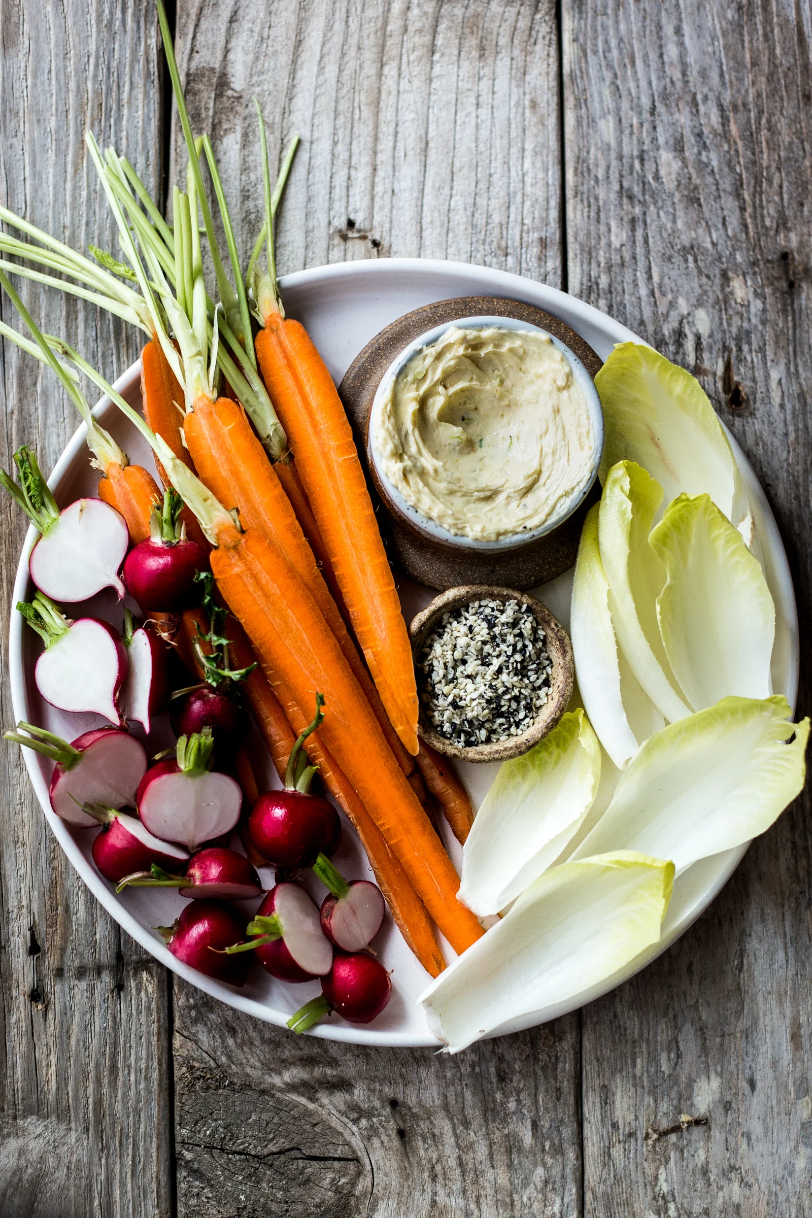 Scallion Miso Butter with Veggies (this butter is addicting. Dip any of the veggies--sliced beets, turnips and even toasted bread or crackers! 