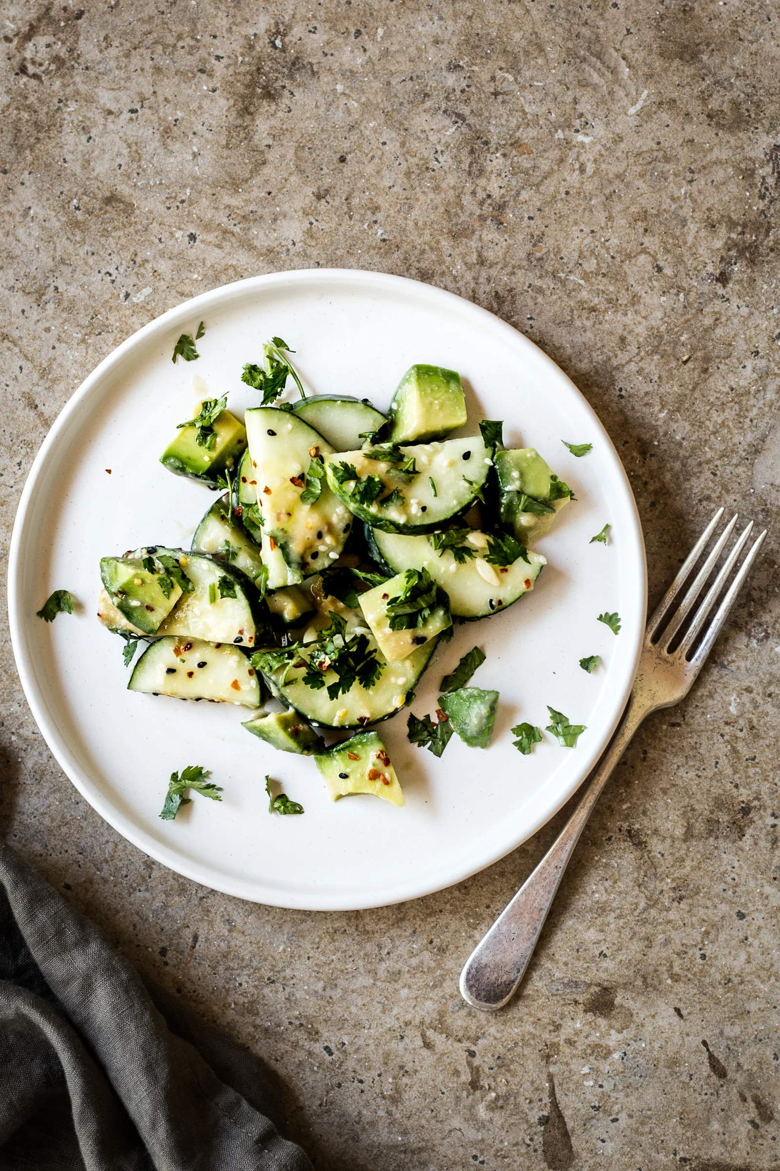 http://dishingupthedirt.com/recipes/salad/sesame-miso-cucumber-salad/