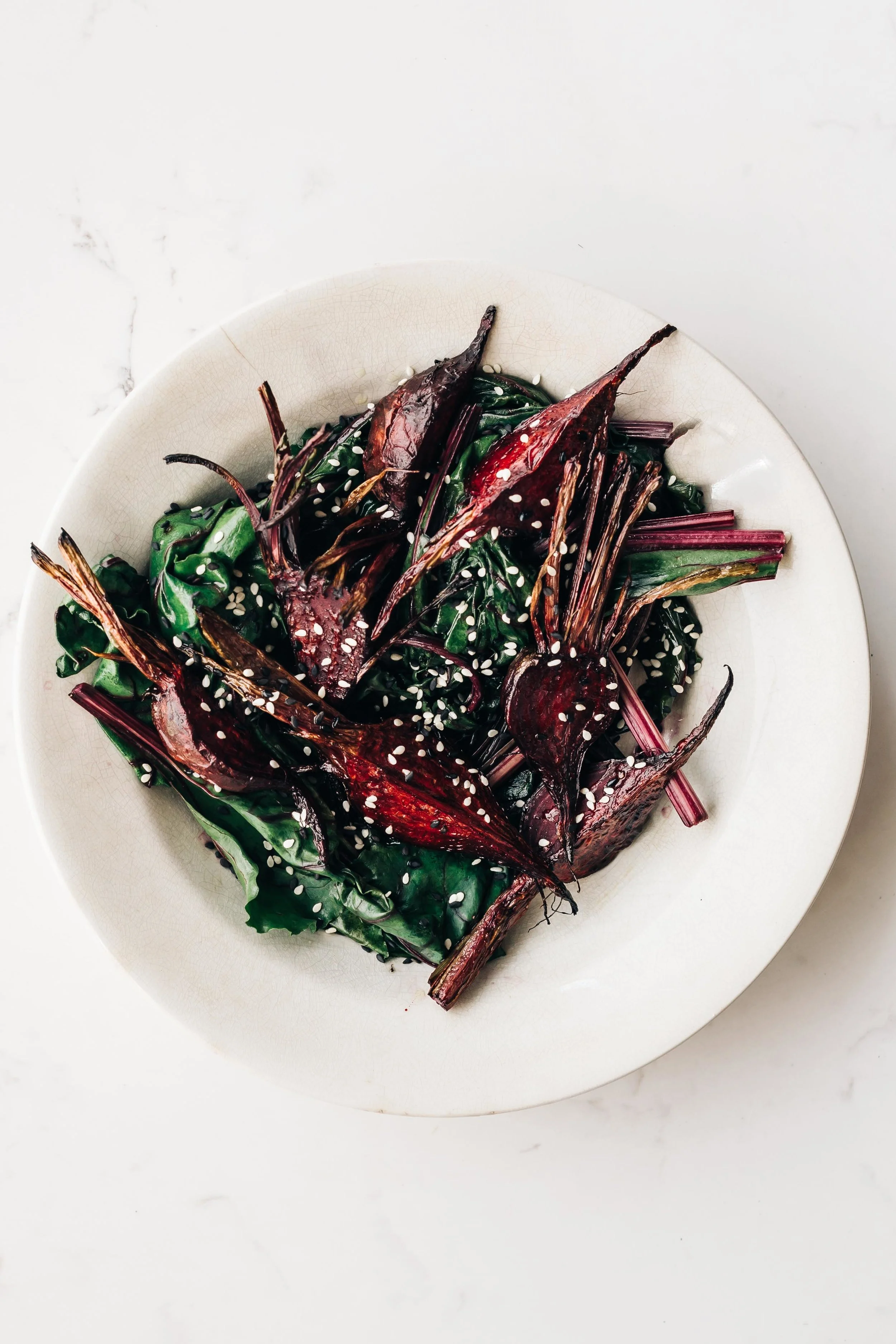 Sesame Ginger Roasted Beets