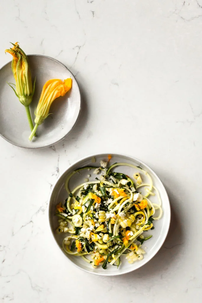 Zucchini and Corn Salad (this is so fresh, simple and delicious!)
