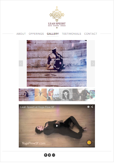 Leahspeert.com Website