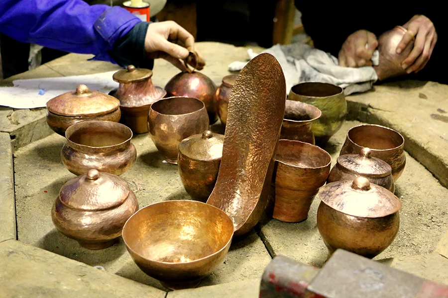 Copper work