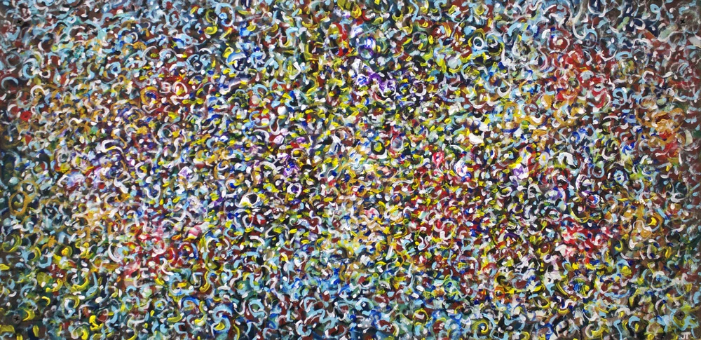 “Dia Gnosis” Tripoli, 2012, acrylic on panel; private collection