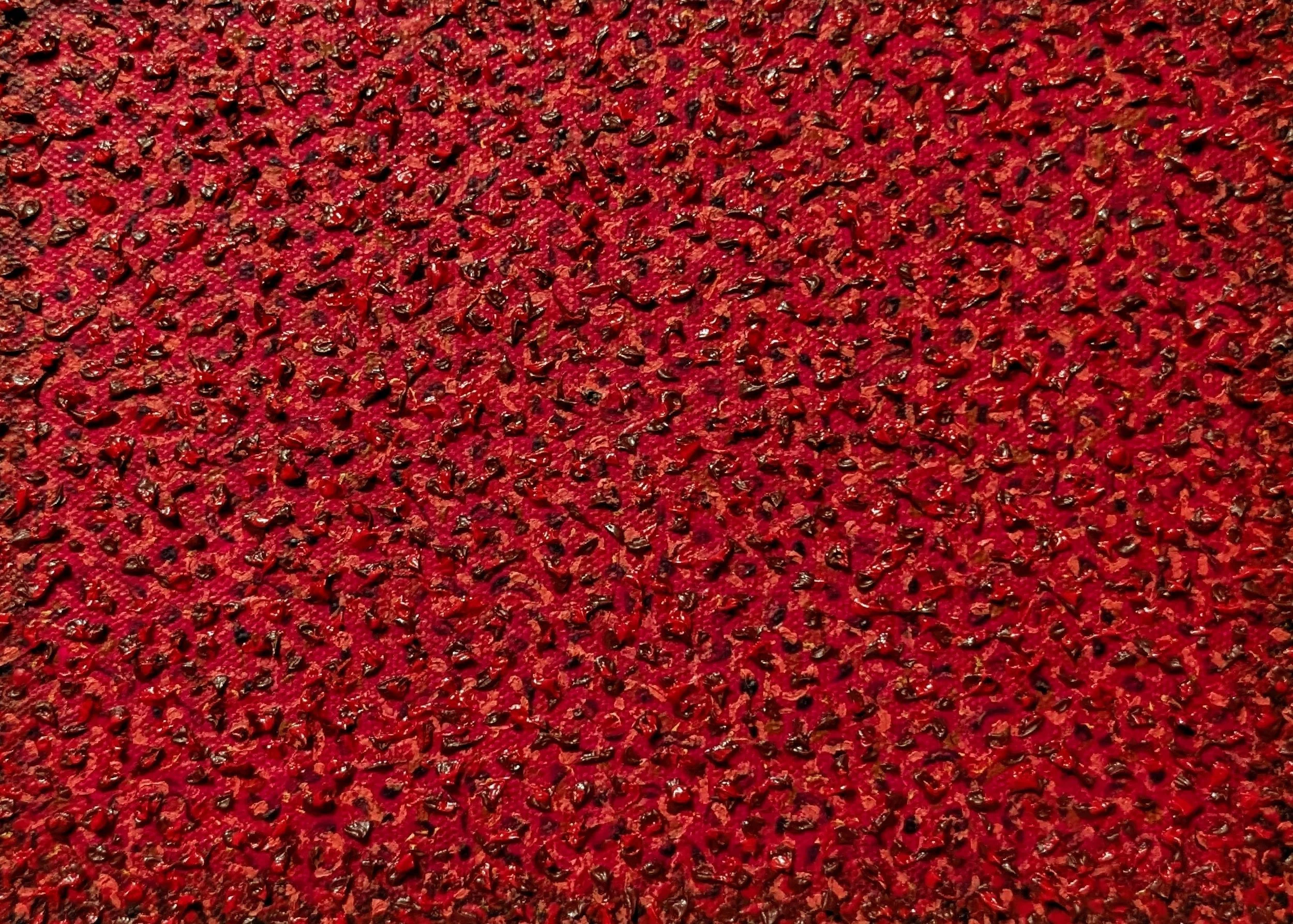 "Fireweather" Tripoli, 2025, oil & acrylic on canvas - $please inquire