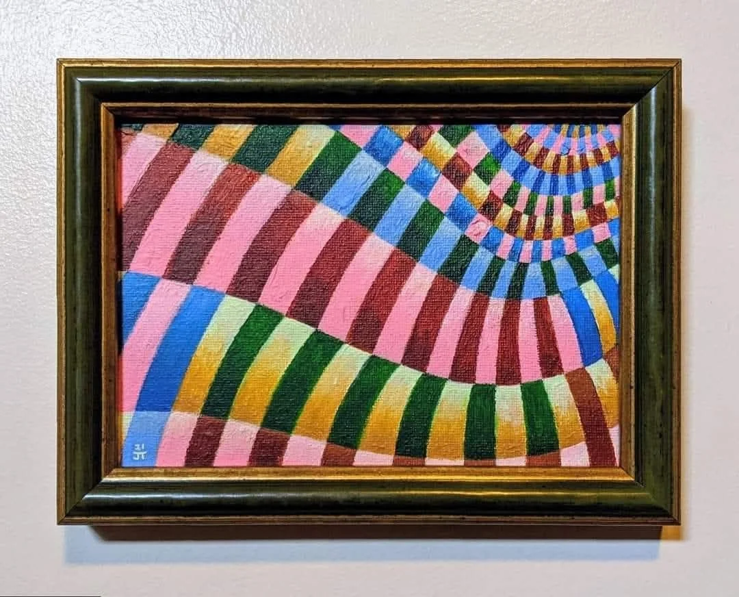 "Sweepstakes" Tripoli, 2022, acrylic on canvas - private collection