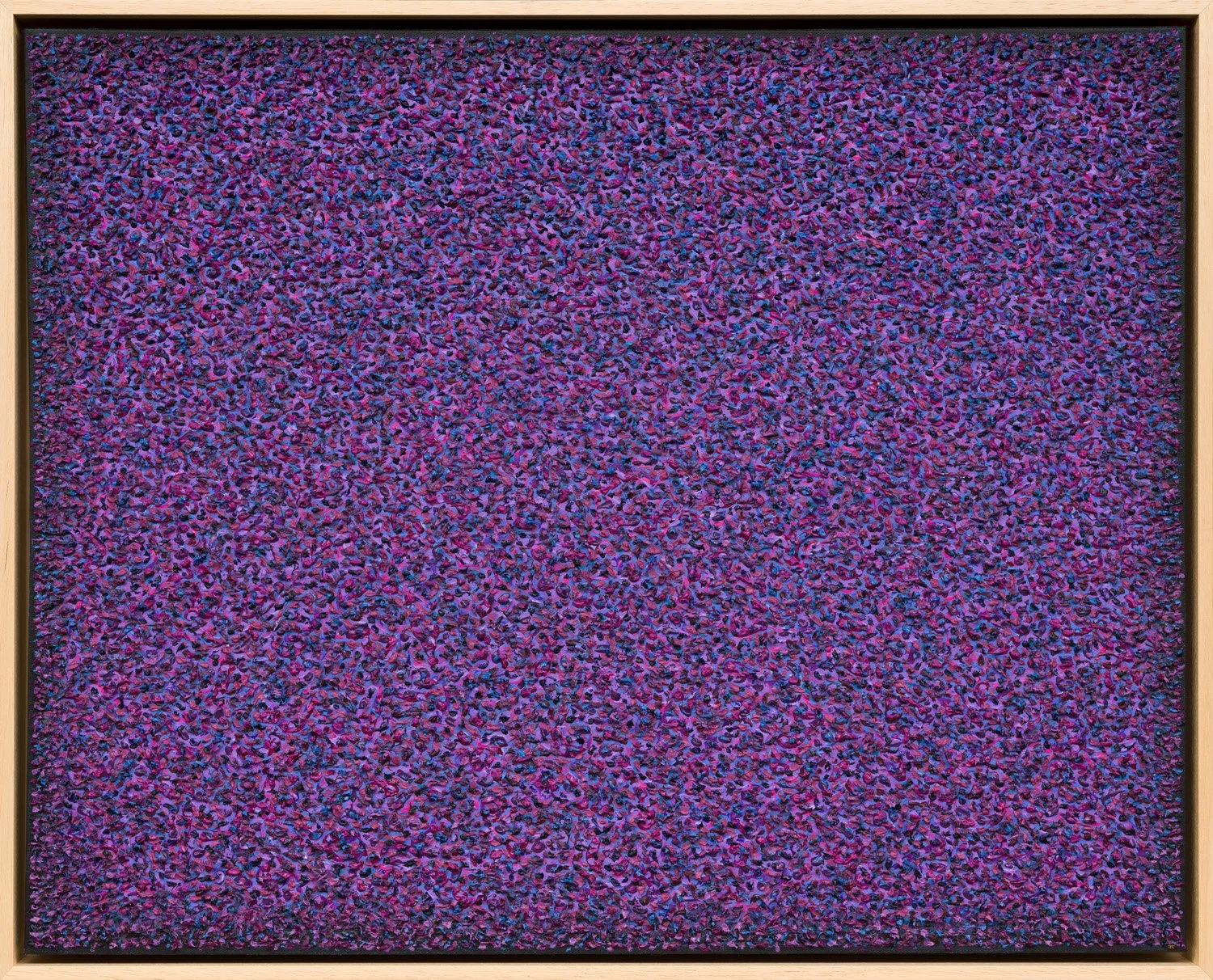 "The Violet Flame" Tripoli, 2025, oil & acrylic on canvas; $please inquire