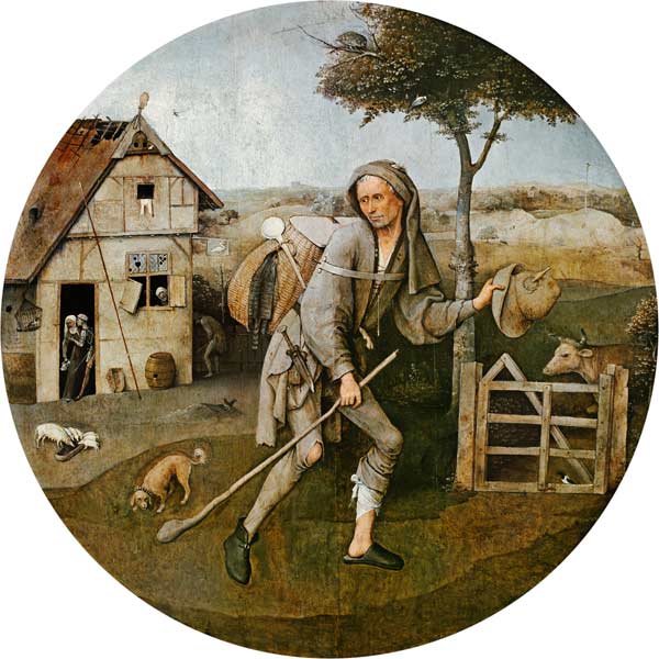 Hieronymus Bosch's 1510 painting - The Wayfarer