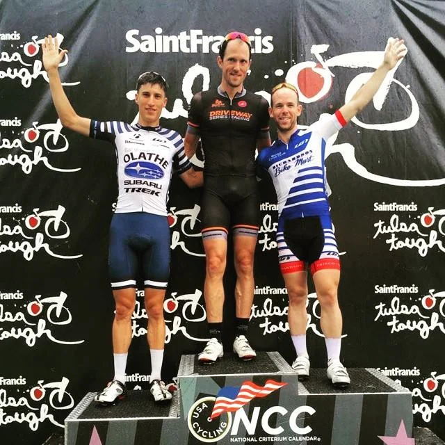 Sunday's podium