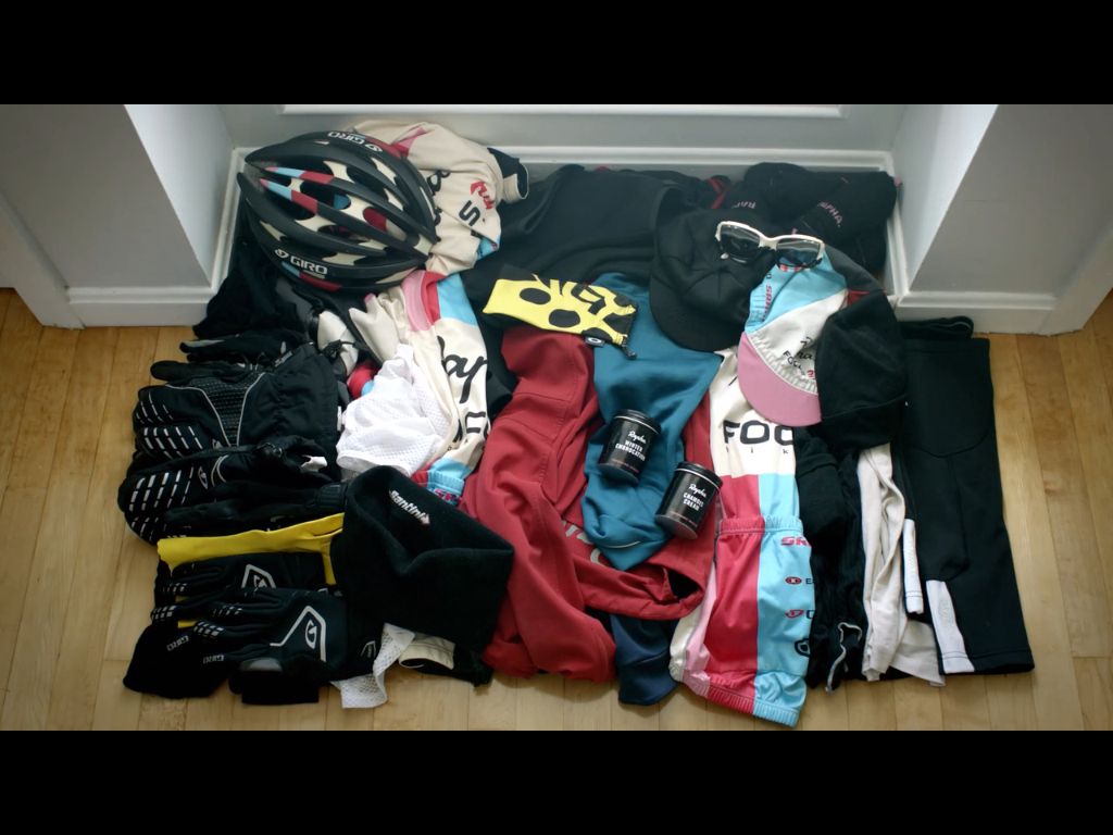 I pack gear for every weather condition the weekend could possibly throw at me. It may be a big bag but I'll have everything I need