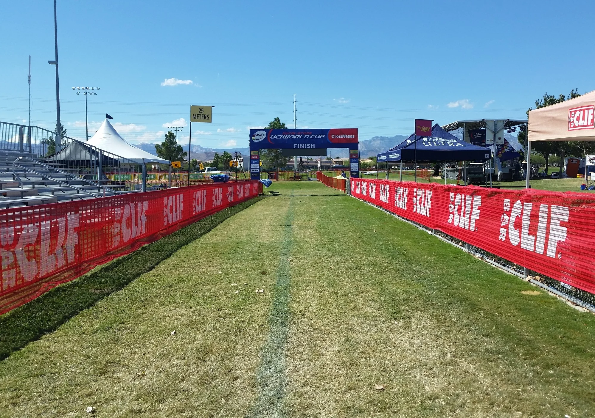 It's empty now but the crowds packed the house for Cross Vegas 2015