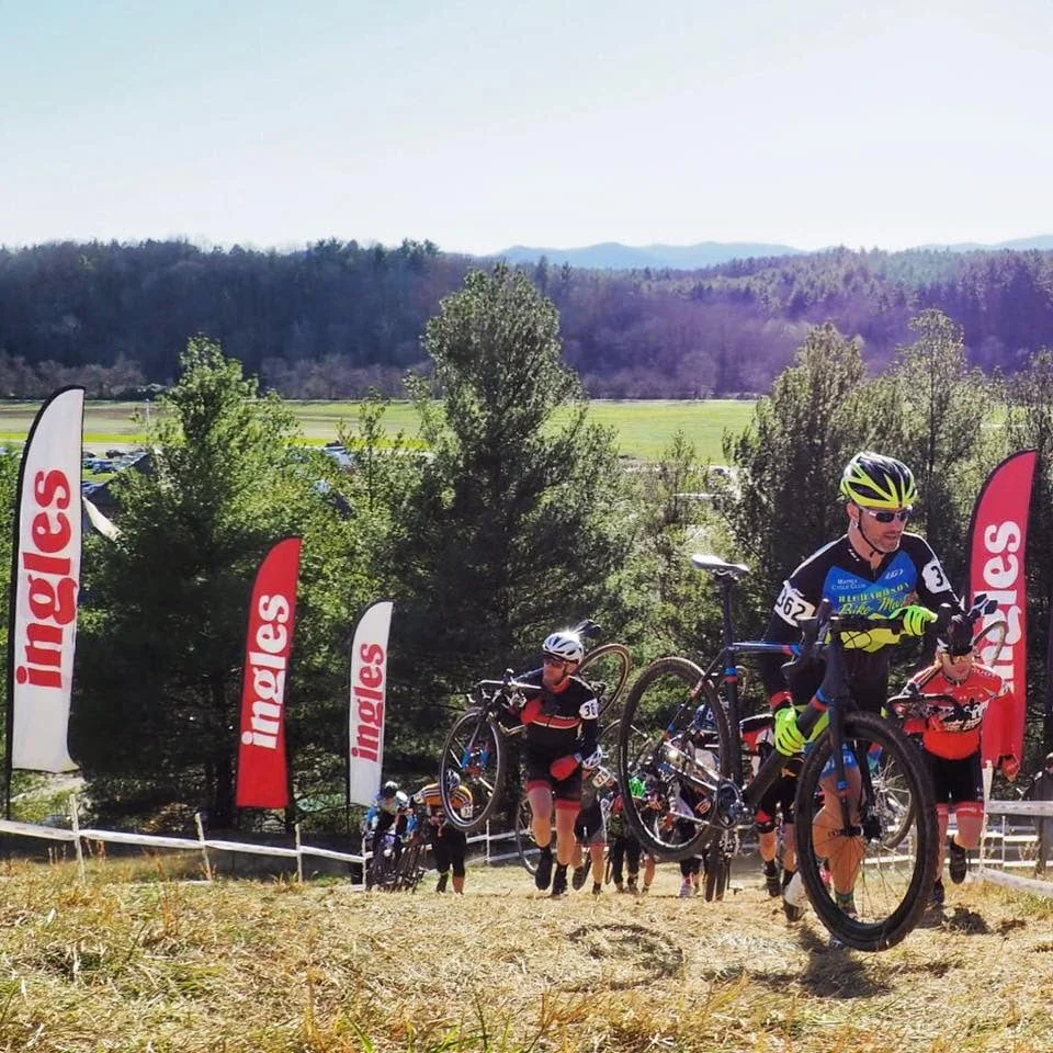 The Ingles Heckle Hill was steeeeep Photo by: Richardson Bike Mart