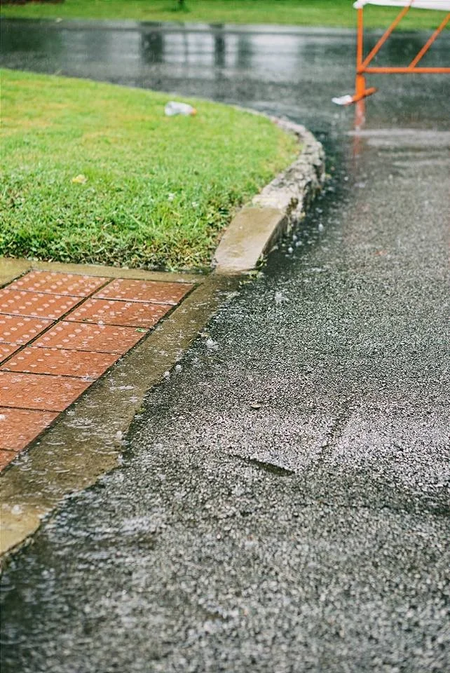 Puddles. Lots of puddles.