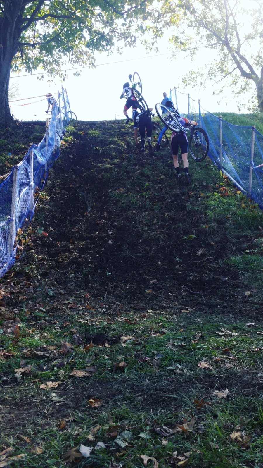 The hills were steep!