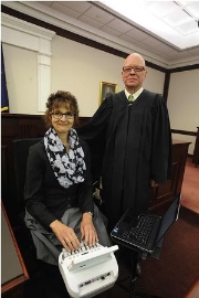 Sandra Boe, Genesee County court reporter