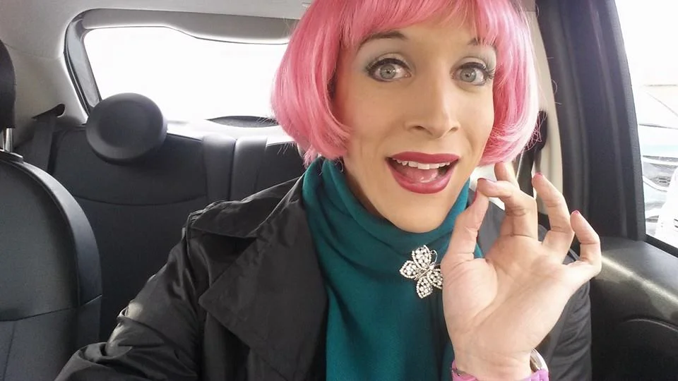 On my way to The Herbivorous Butcher 's Grand Opening. I was almost sidelined when I ran face first into a hanging fruit basket before leaving the house, but I wasn't going to let anything stop me!