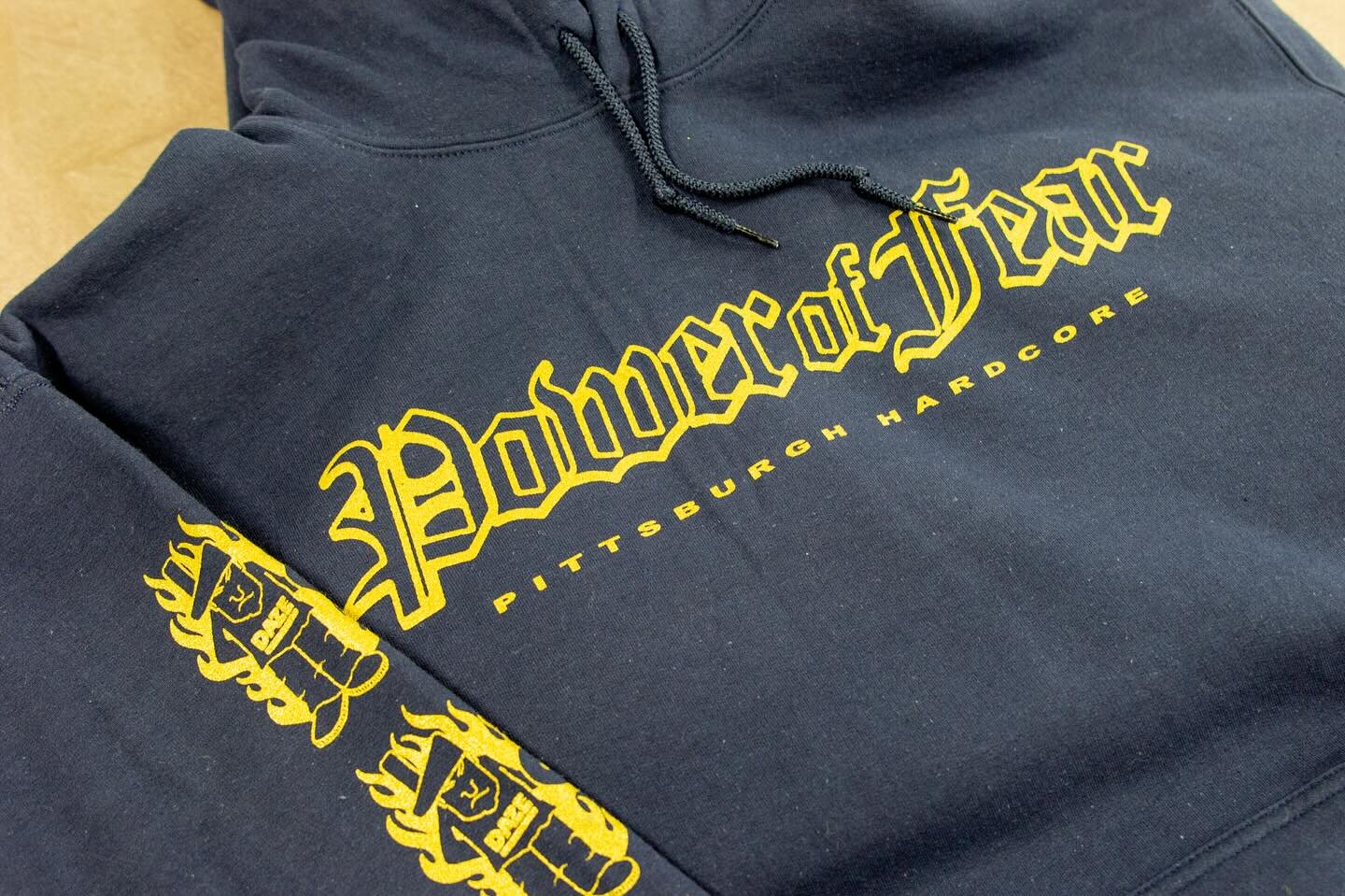 You can&rsquo;t go wrong with 24k gold ink. Thank you @poweroffearpahc! www.mlscreenprinting.com