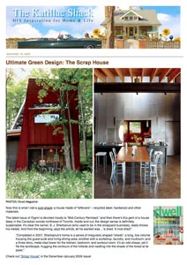 Katillac Shack: Ultimate Green Design