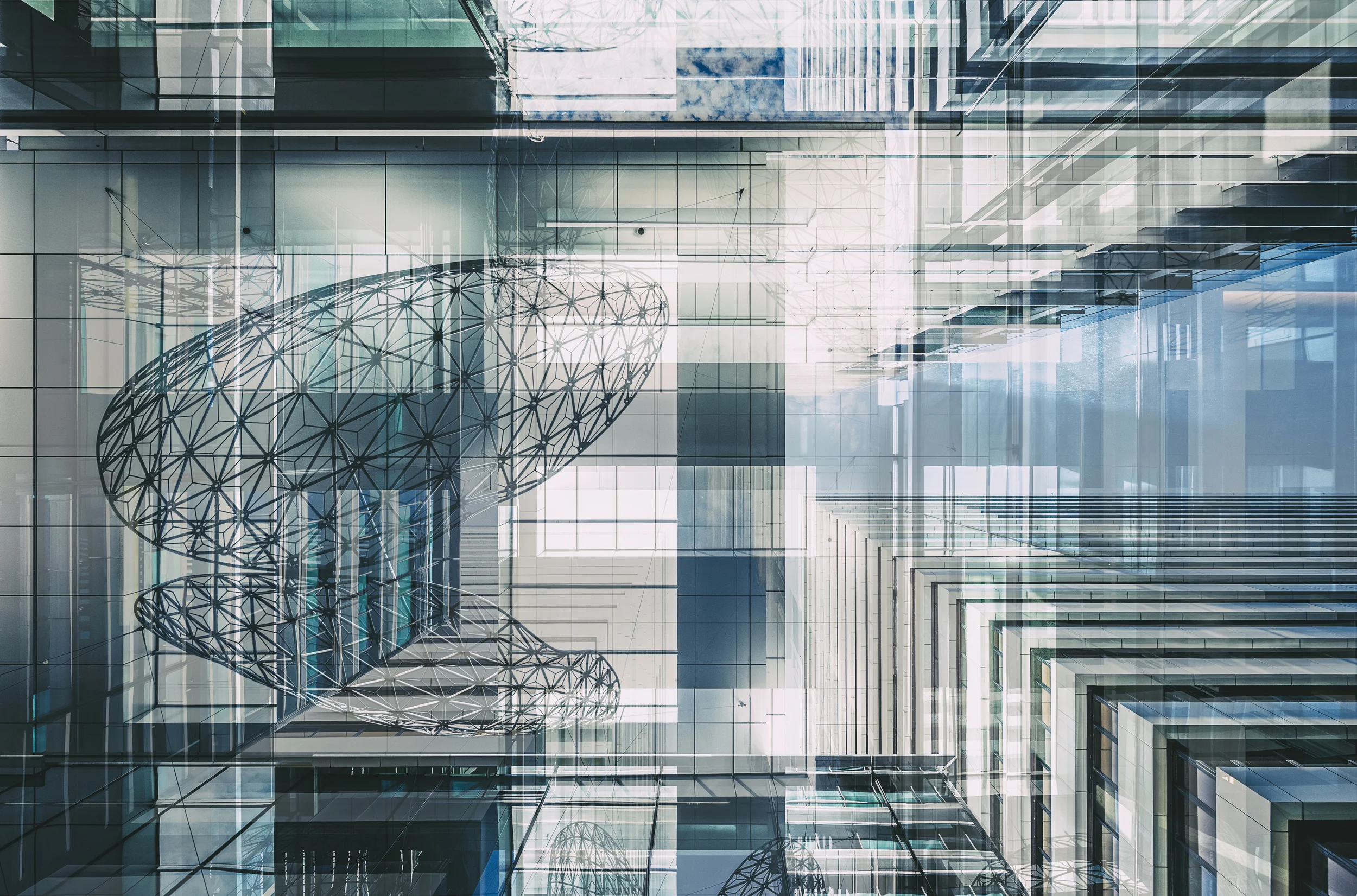    Husk   aluminium&nbsp;suspended artwork&nbsp;   photo - Aliaume Souchier  