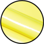 Close-up of vibrant lemon latex