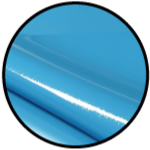 Close-up of light blue latex