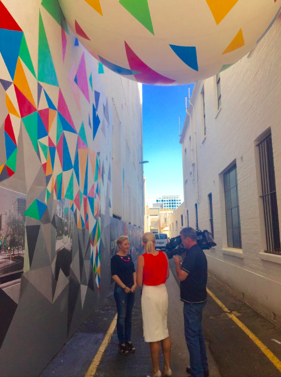 Trades Hall Lane Artwork Installtion